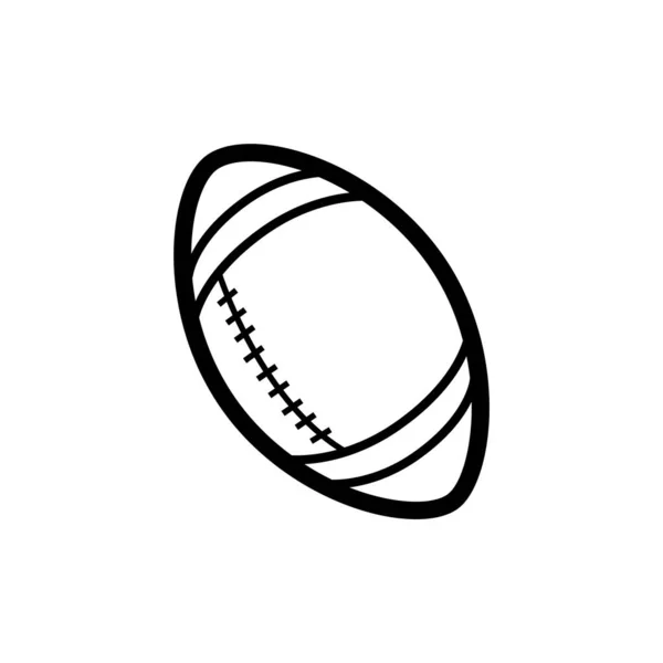 Icono Pelota Deportiva Ilustración Vectorial — Vector de stock