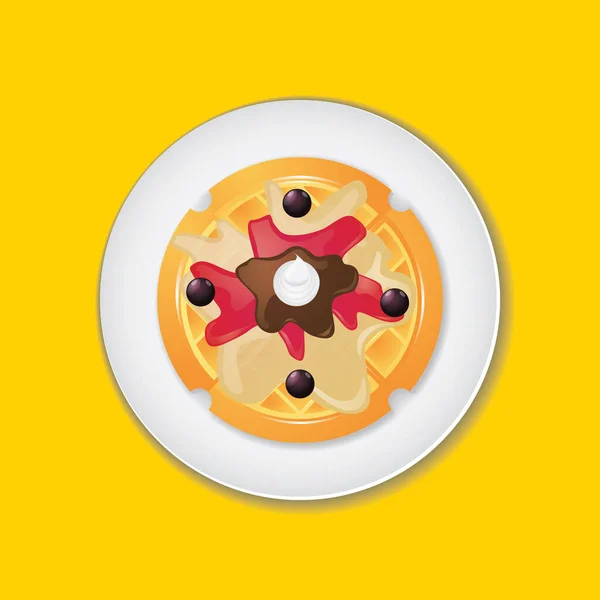 Delicioso Design Alimentos Ilustração Vetorial Eps10 Gráfico — Vetor de Stock