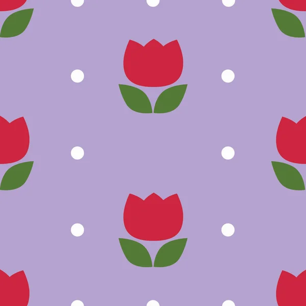 Florales Nahtloses Muster Mit Blumen Auf Rosa Hintergrund — Stockvektor