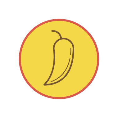 Gıda rengi vektör illüstrasyonu