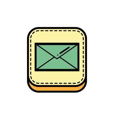 Vektör illüstrasyonu, simge ögesi arkaplanı