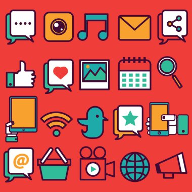 Vektör illüstrasyonu, web simgesi