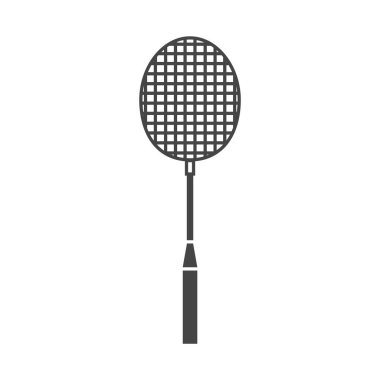 Tenis ikonu vektör illüstrasyon grafik tasarımı