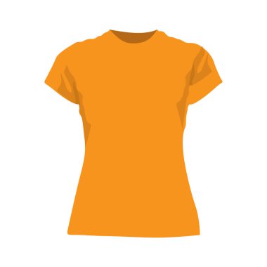 Uzun gölge tişörtünün vektör çizimi