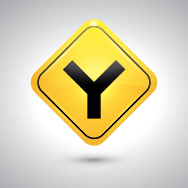 yol işareti vektör çizimi 