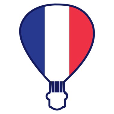 Fransa, vektör illüstrasyon arka planı