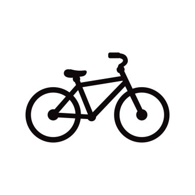 bisiklet ikonu vektör illüstrasyonu
