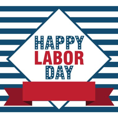 İşçi Bayramı etiketi düz simgesi, vektör illüstrasyonu