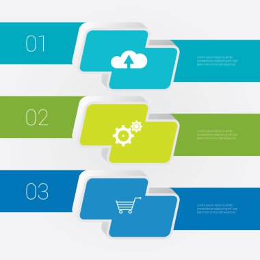 Ofis bilgisi, vektör illüstrasyonu