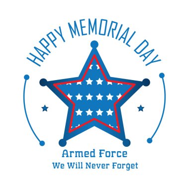 Anma günü, biçimlendirilmiş vektör illüstrasyonu