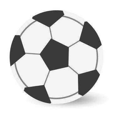 futbol topu beyaz arkaplanda izole edildi