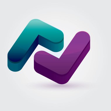 Modern b 'nin vektör illüstrasyonu eksik simgesi