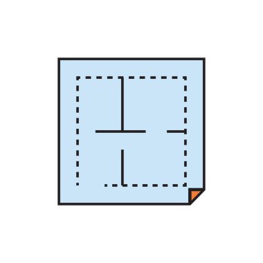 Taslak biçimlendirilmiş vektör çizimi