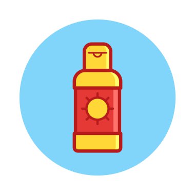 Tek izole edilmiş düz simgenin vektör illüstrasyonu