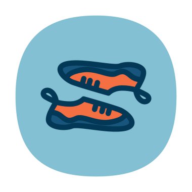 çizgi film uygulama simgesi, vektör illüstrasyonu