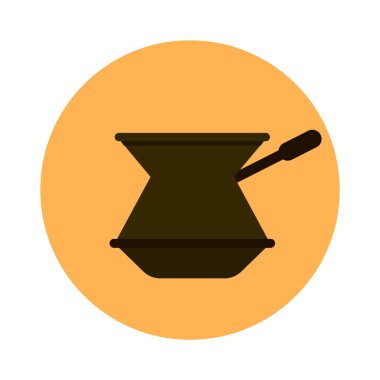 Kahve cezve 'nin vektör illüstrasyonu