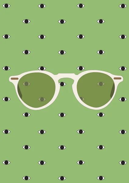 Szemüvegek Stilizált Vektor Illusztráció — Stock Vector