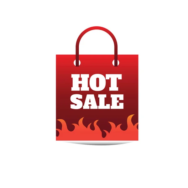 Hot Sale Label Design Vector Illustration — Stock Vector