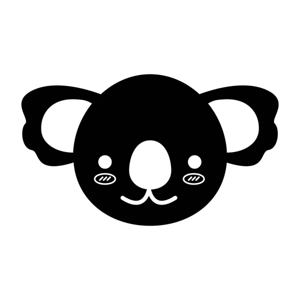 Şirin Panda Simgesinin Vektör Çizimi — Stok Vektör