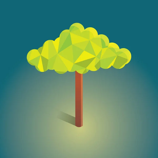 Illustration Vectorielle Icône Arbre — Image vectorielle