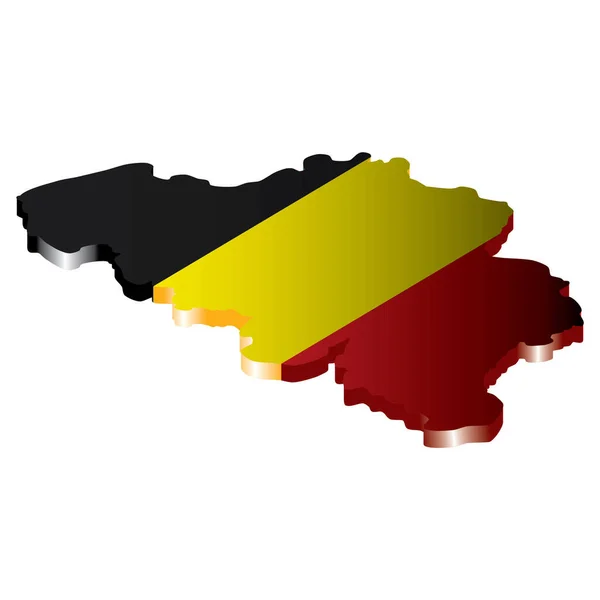 Allemagne Carte Drapeau Design — Image vectorielle