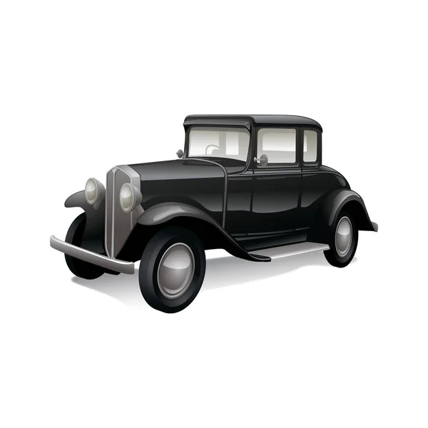 Vintage Αυτοκίνητο Σχέδιο Διανυσματική Απεικόνιση — Διανυσματικό Αρχείο