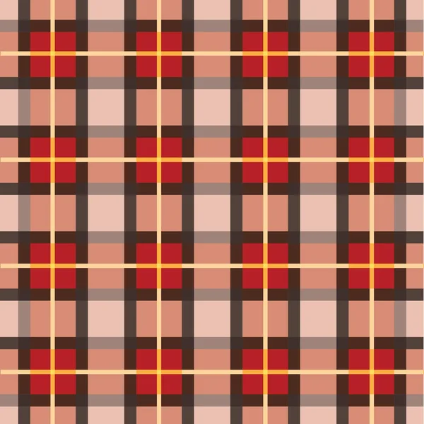 Naadloos Tartan Patroon Vectorillustratie — Stockvector