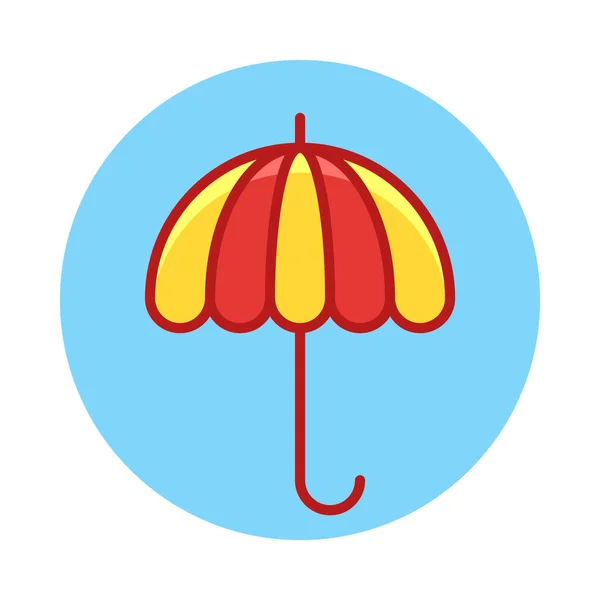 Icône Parapluie Illustration Vectorielle — Image vectorielle