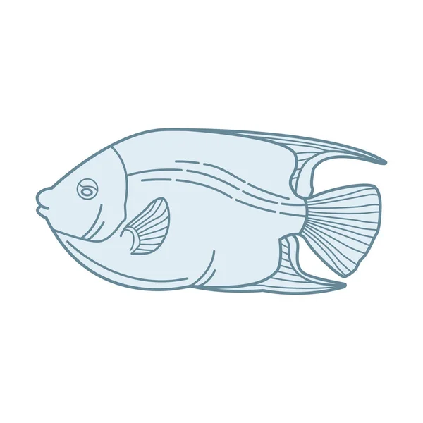 Peces Diseño Vector Ilustración — Vector de stock