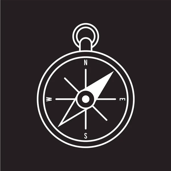 Kompas Stylizované Vektorové Ilustrace — Stockový vektor