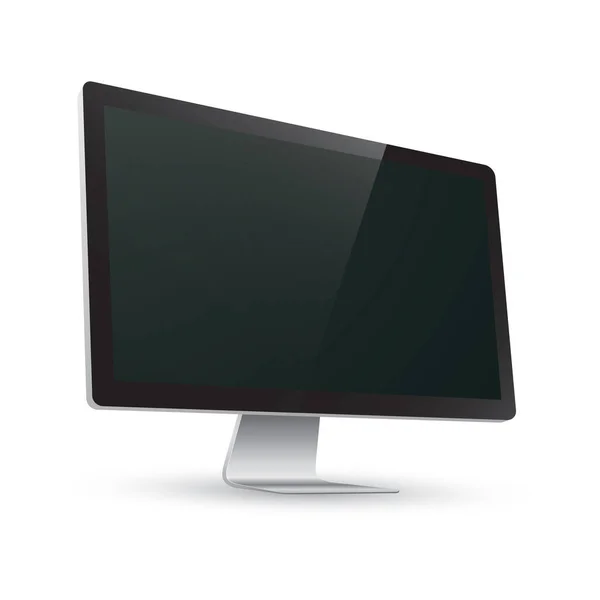 Led Monitor Design Vektor Illustration — Stockvektor