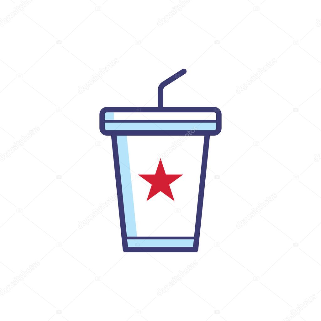 Soft drink, vector illustration