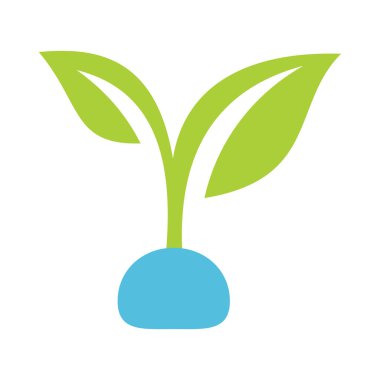 eko bitki, tasarım vektörü illüstrasyonu