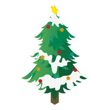 Noel, vektör illüstrasyon arka planı