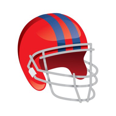 Beyzbol kaskının vektör çizimi