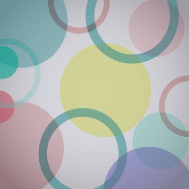 Çember ve çizgilerle soyut arkaplan