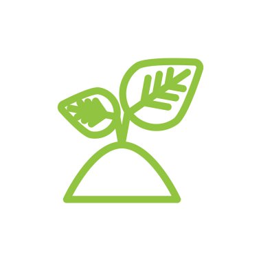 arkaplanda izole edilmiş ağaç simgesi vektörü