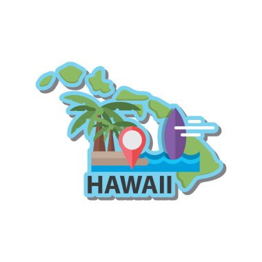 Seyahat simgesinin vektör illüstrasyonu