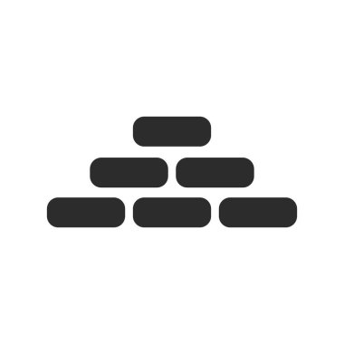 Tuğla duvar biçimlendirilmiş vektör illüstrasyonunu