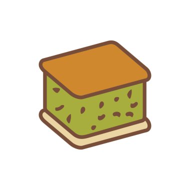 yiyecek ikonu vektör illüstrasyonu