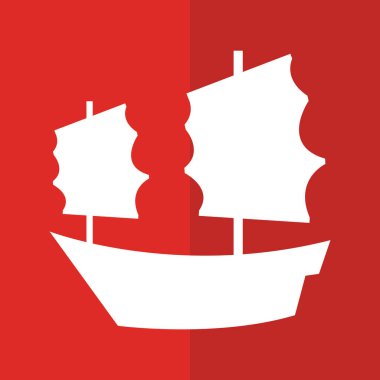 Seyahat simgesinin vektör illüstrasyonu