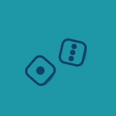 zar simgesi vektör illüstrasyonu