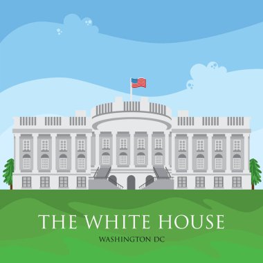 Amerika Birleşik Devletleri ulusal bayrağının vektör illüstrasyonu