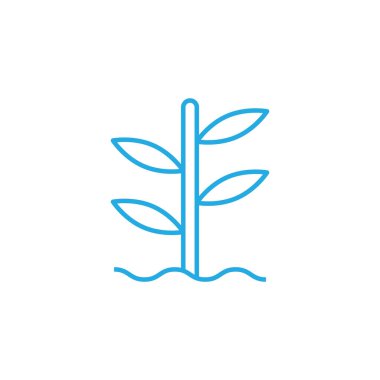 bitki simgesi vektör illüstrasyonu