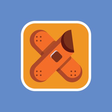 Vektör illüstrasyonu, simge ögesi arkaplanı