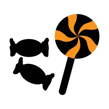 Tatlı bir şekerin vektör çizimi