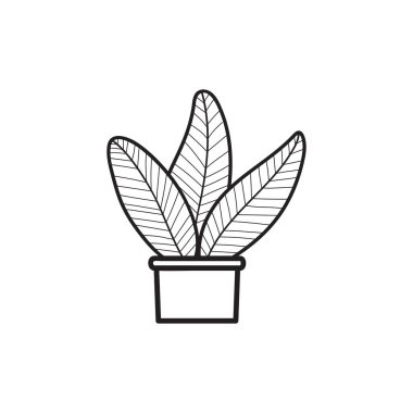 Bitki biçimlendirilmiş vektör çizimi