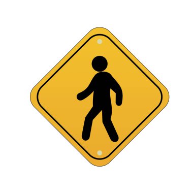 yol işareti renk vektörü çizimi