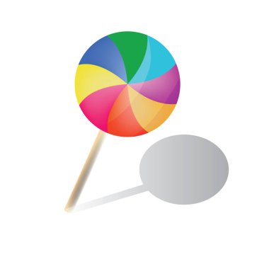 Lolipop vektör resimleme simgesi 