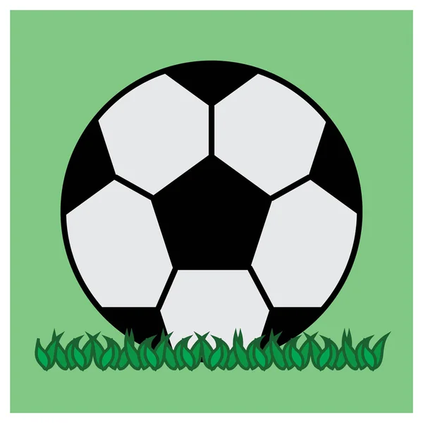 Soccer Ball Icon Vector Illustration — Stock Vector